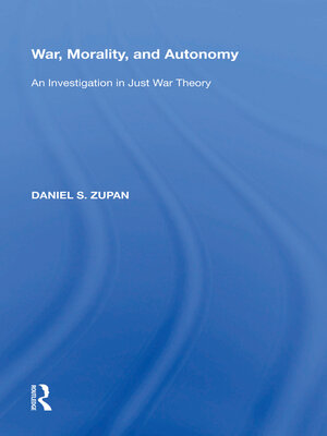 cover image of War, Morality, and Autonomy